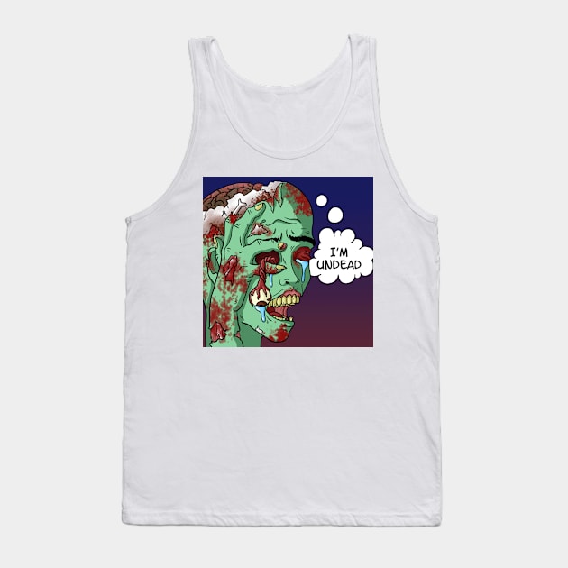 Zombie World Problems Tank Top by SwanStarDesigns